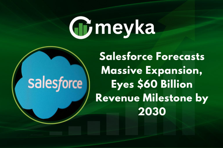 Salesforce Forecast 2030 growth chart showing projected $60 billion revenue milestone