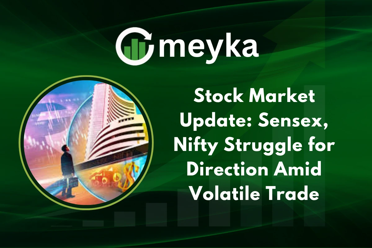 Sensex graph showing stock market volatility on the Bombay Stock Exchange.