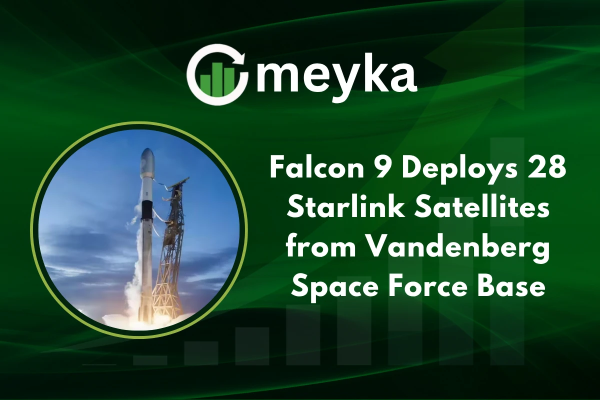 SpaceX Launch Falcon 9 rocket lifting off from Vandenberg Space Force Base carrying 28 Starlink satellites