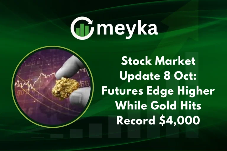 Traders watch digital stock charts showing global market trends during the Stock Market Update 8 Oct