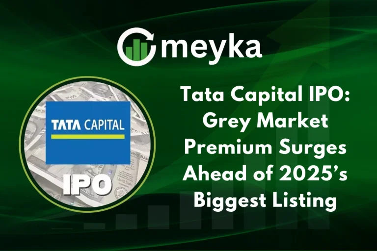 Investors tracking Tata Capital IPO GMP and market updates ahead of 2025’s biggest listing.