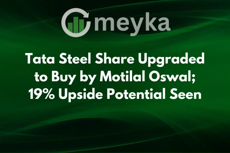 Tata Steel Share Upgraded to Buy by Motilal Oswal; 19% Upside Potential Seen