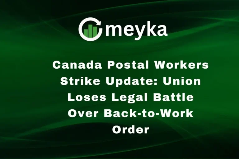 Canada Postal Workers Strike
