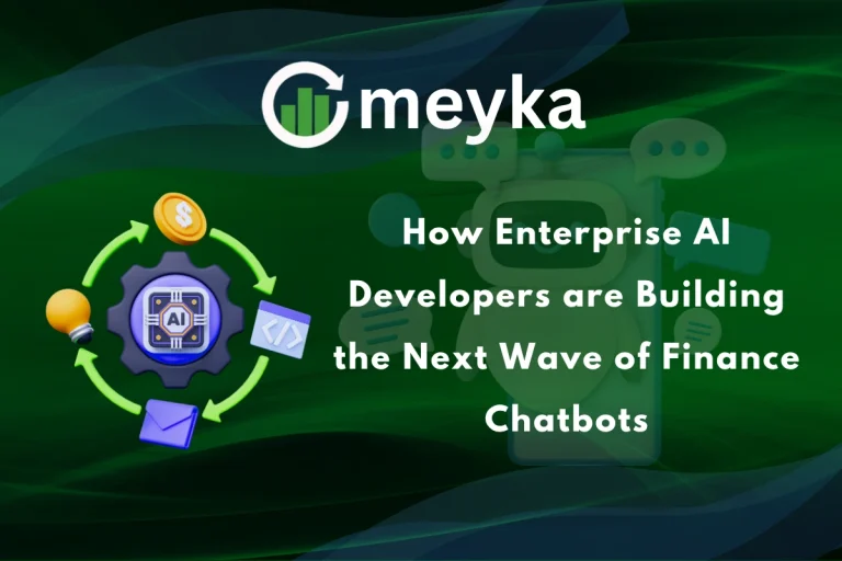 Enterprise AI finance chatbot developers