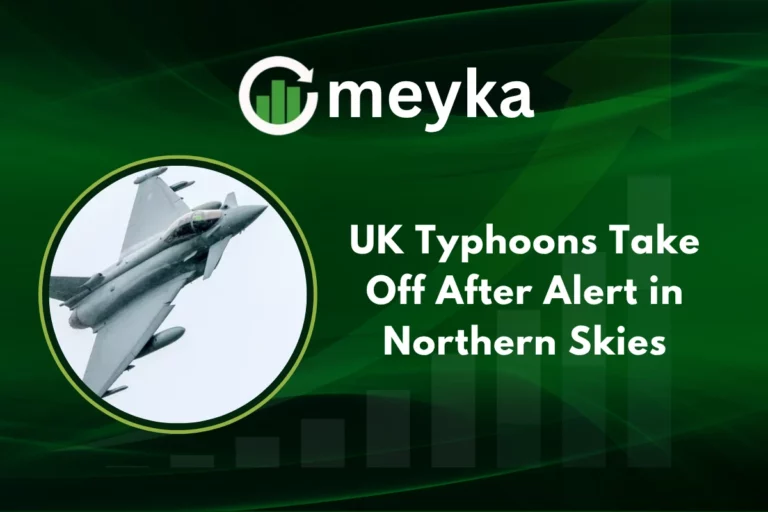 RAF UK Typhoons scrambled for Quick Reaction Alert over northern skies