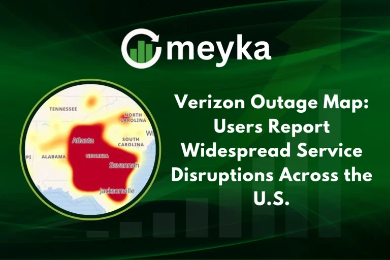 Verizon Outage Map showing network disruptions and affected areas across the United States