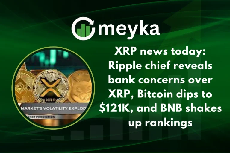 Ripple CEO Brad Garlinghouse discusses XRP adoption as Bitcoin dips and BNB climbs in global crypto rankings.
