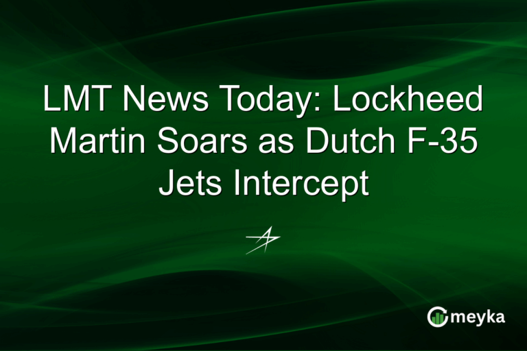 LMT News Today: Lockheed Martin Soars as Dutch F-35 Jets Intercept