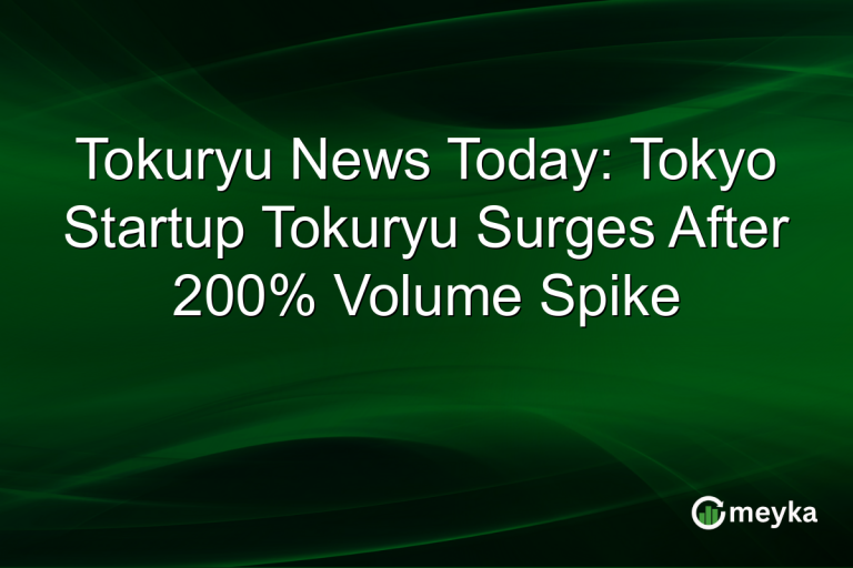 Tokuryu News Today: Tokyo Startup Tokuryu Surges After 200% Volume Spike