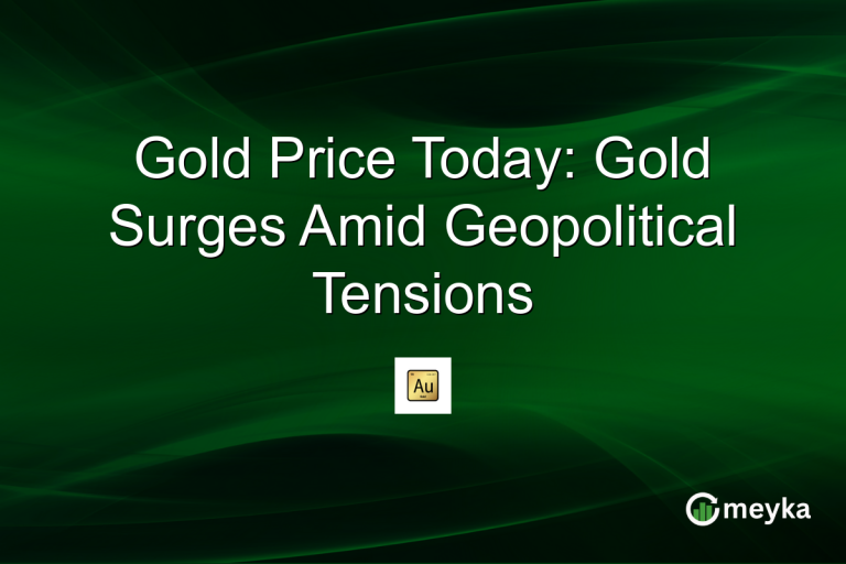 Gold Price Today: Gold Surges Amid Geopolitical Tensions