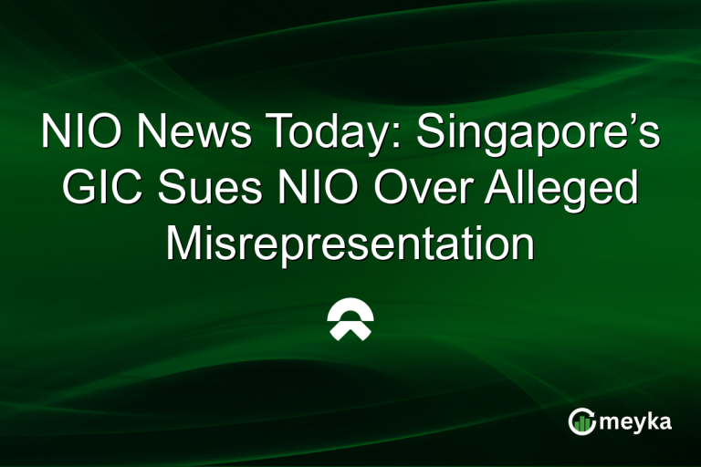 NIO News Today: Singapore’s GIC Sues NIO Over Alleged Misrepresentation
