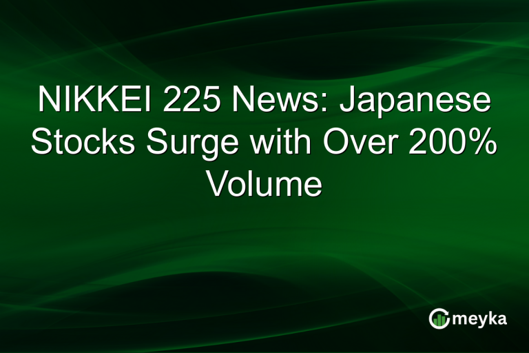 NIKKEI 225 News: Japanese Stocks Surge with Over 200% Volume