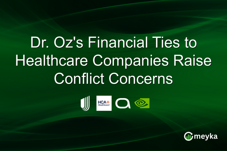 Dr. Oz's Financial Ties to Healthcare Companies Raise Conflict Concerns