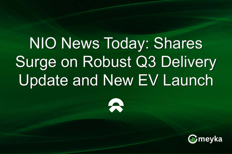 NIO News Today: Shares Surge on Robust Q3 Delivery Update and New EV Launch