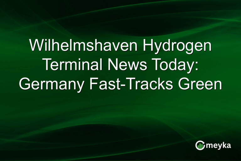 Wilhelmshaven Hydrogen Terminal News Today: Germany Fast-Tracks Green