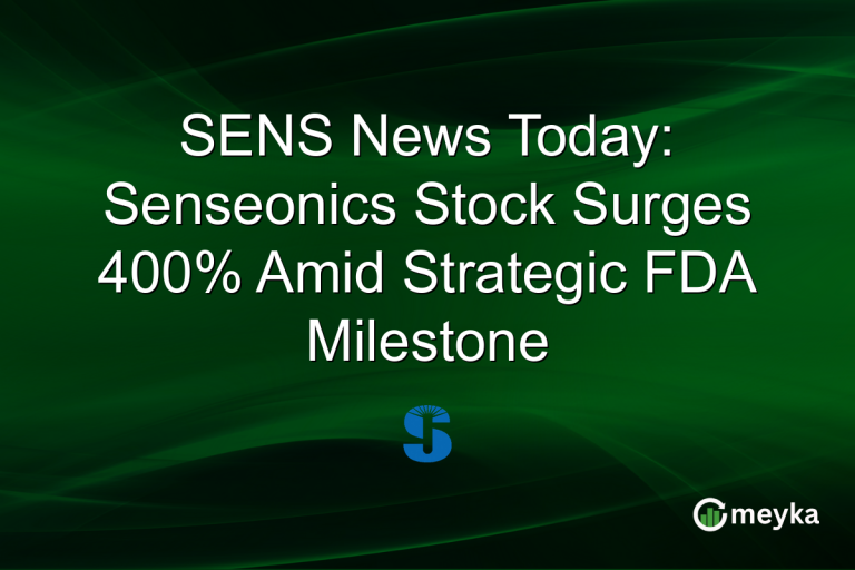 SENS News Today: Senseonics Stock Surges 400% Amid Strategic FDA Milestone
