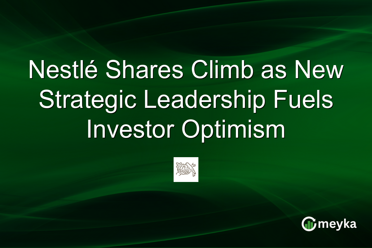 Nestlé Shares Climb as New Strategic Leadership Fuels Investor Optimism
