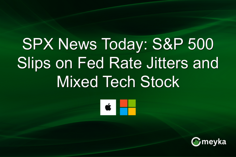 SPX News Today: S&P 500 Slips on Fed Rate Jitters and Mixed Tech Stock