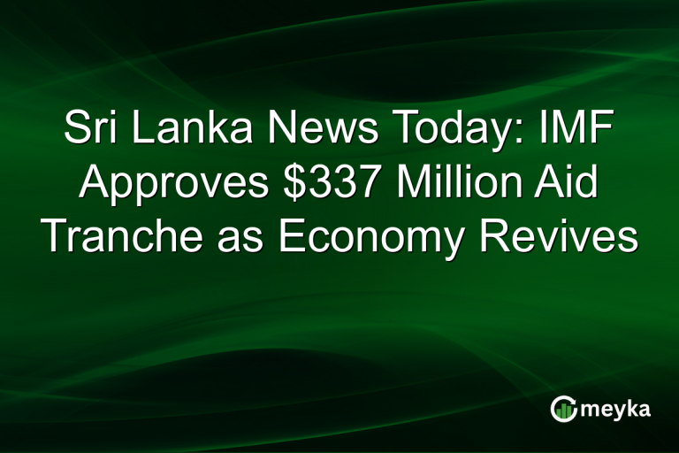 Sri Lanka News Today: IMF Approves $337 Million Aid Tranche as Economy Revives