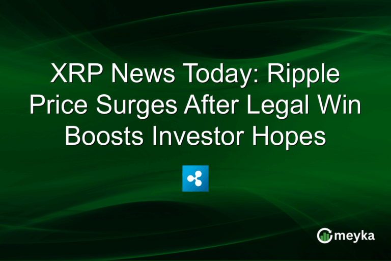 XRP News Today: Ripple Price Surges After Legal Win Boosts Investor Hopes