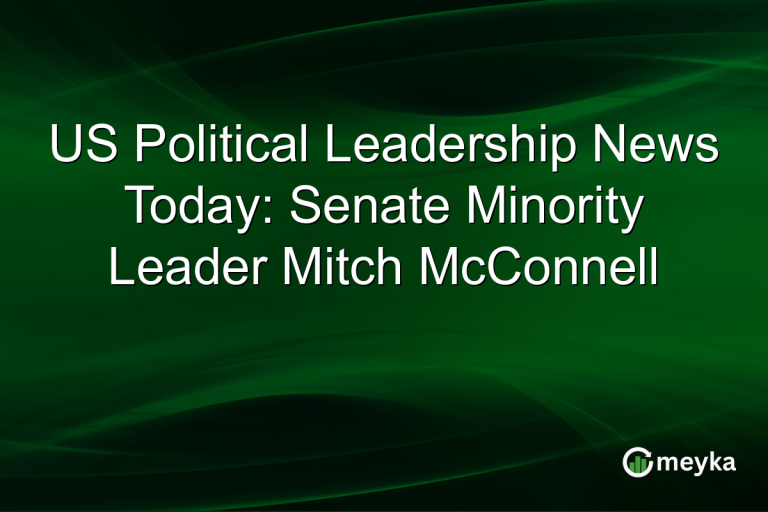 US Political Leadership News Today: Senate Minority Leader Mitch McConnell