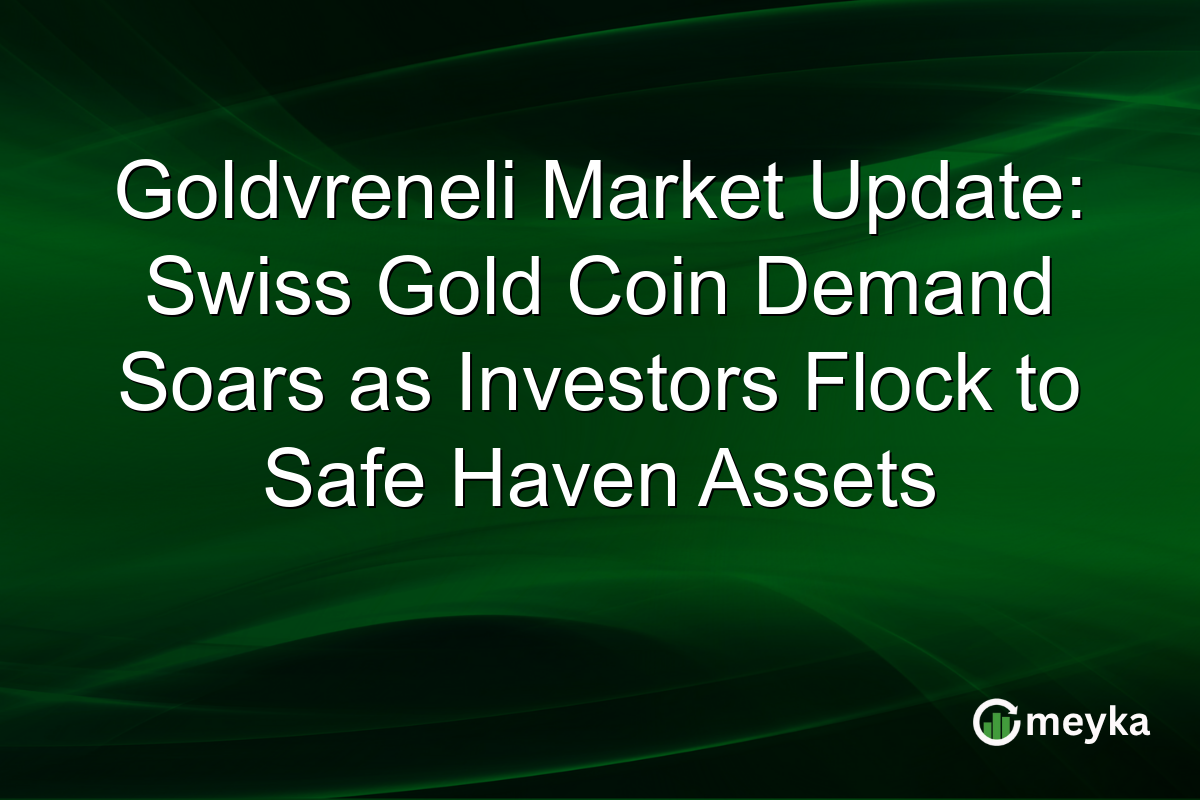 Goldvreneli Market Update: Swiss Gold Coin Demand Soars as Investors Flock to Safe Haven Assets
