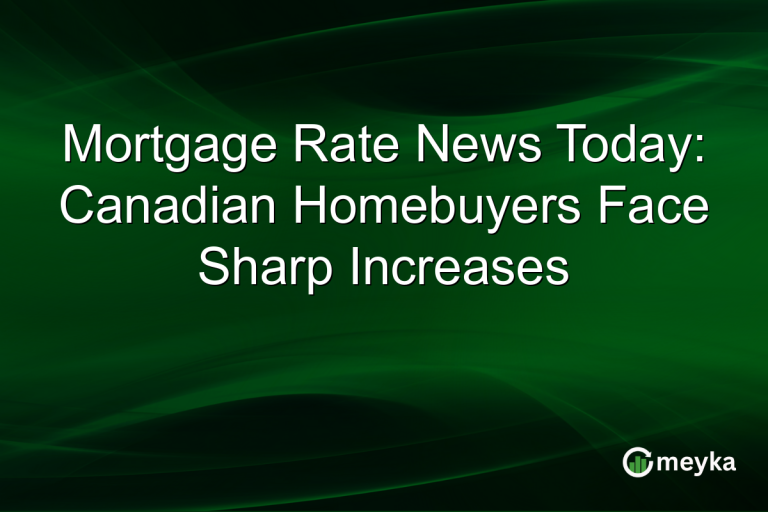 Mortgage Rate News Today: Canadian Homebuyers Face Sharp Increases