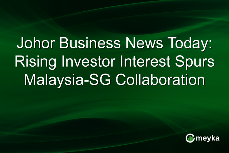 Johor Business News Today: Rising Investor Interest Spurs Malaysia-SG Collaboration