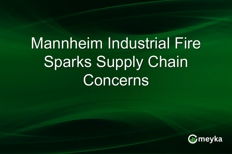 Mannheim Industrial Fire Sparks Supply Chain Concerns