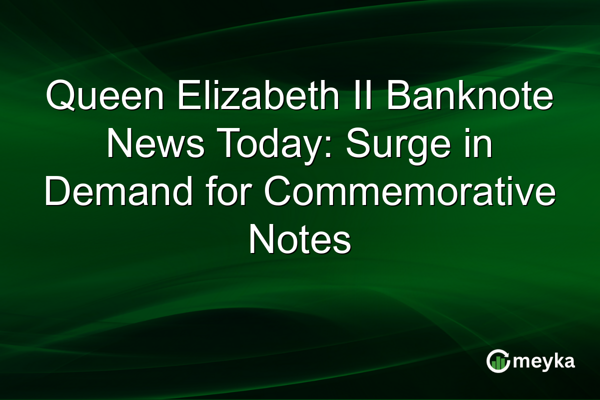 Queen Elizabeth II Banknote News Today: Surge in Demand for Commemorative Notes