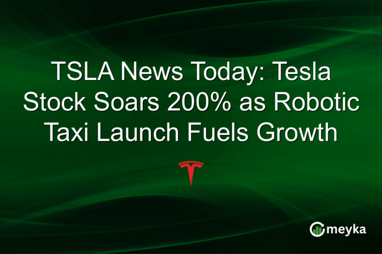 TSLA News Today: Tesla Stock Soars 200% as Robotic Taxi Launch Fuels Growth