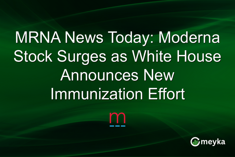 MRNA News Today: Moderna Stock Surges as White House Announces New Immunization Effort