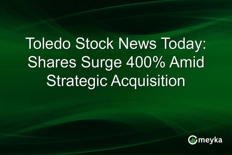Toledo Stock News Today: Shares Surge 400% Amid Strategic Acquisition