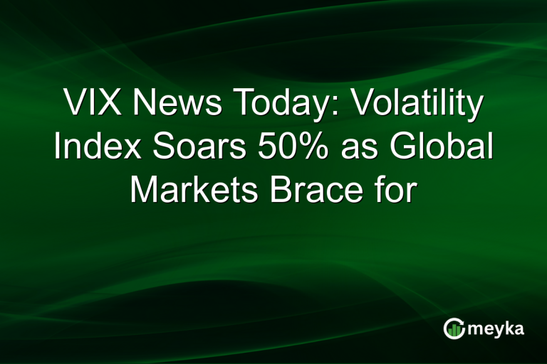 VIX News Today: Volatility Index Soars 50% as Global Markets Brace for