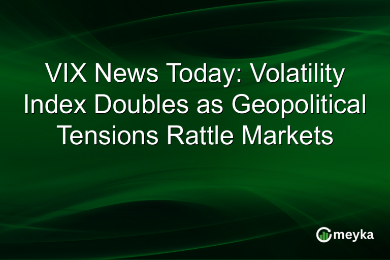 VIX News Today: Volatility Index Doubles as Geopolitical Tensions Rattle Markets