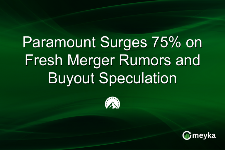 Paramount Surges 75% on Fresh Merger Rumors and Buyout Speculation