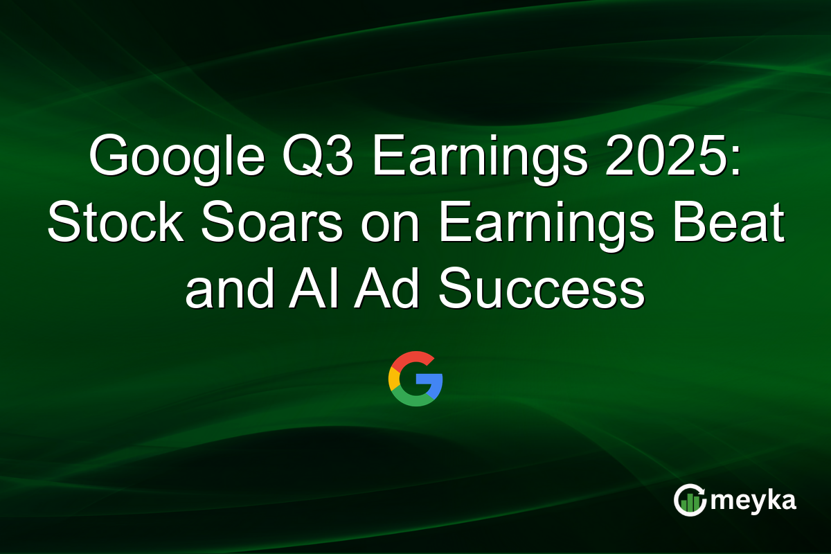 Google Q3 Earnings 2025: Stock Soars on Earnings Beat and AI Ad Success