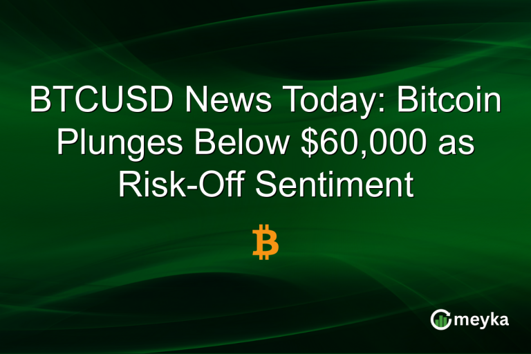 BTCUSD News Today: Bitcoin Plunges Below $60,000 as Risk-Off Sentiment