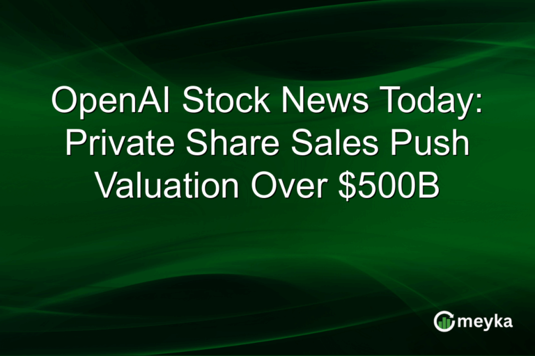 OpenAI Stock News Today: Private Share Sales Push Valuation Over $500B