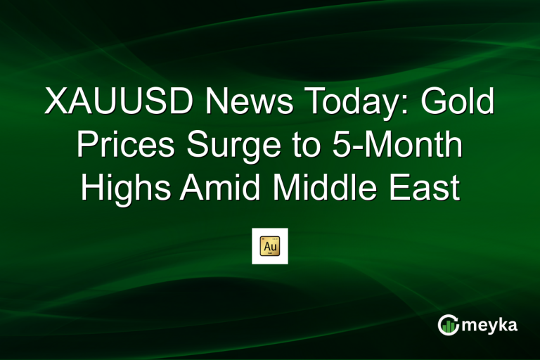 XAUUSD News Today: Gold Prices Surge to 5-Month Highs Amid Middle East