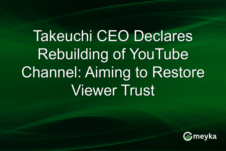 Takeuchi CEO Declares Rebuilding of YouTube Channel: Aiming to Restore Viewer Trust