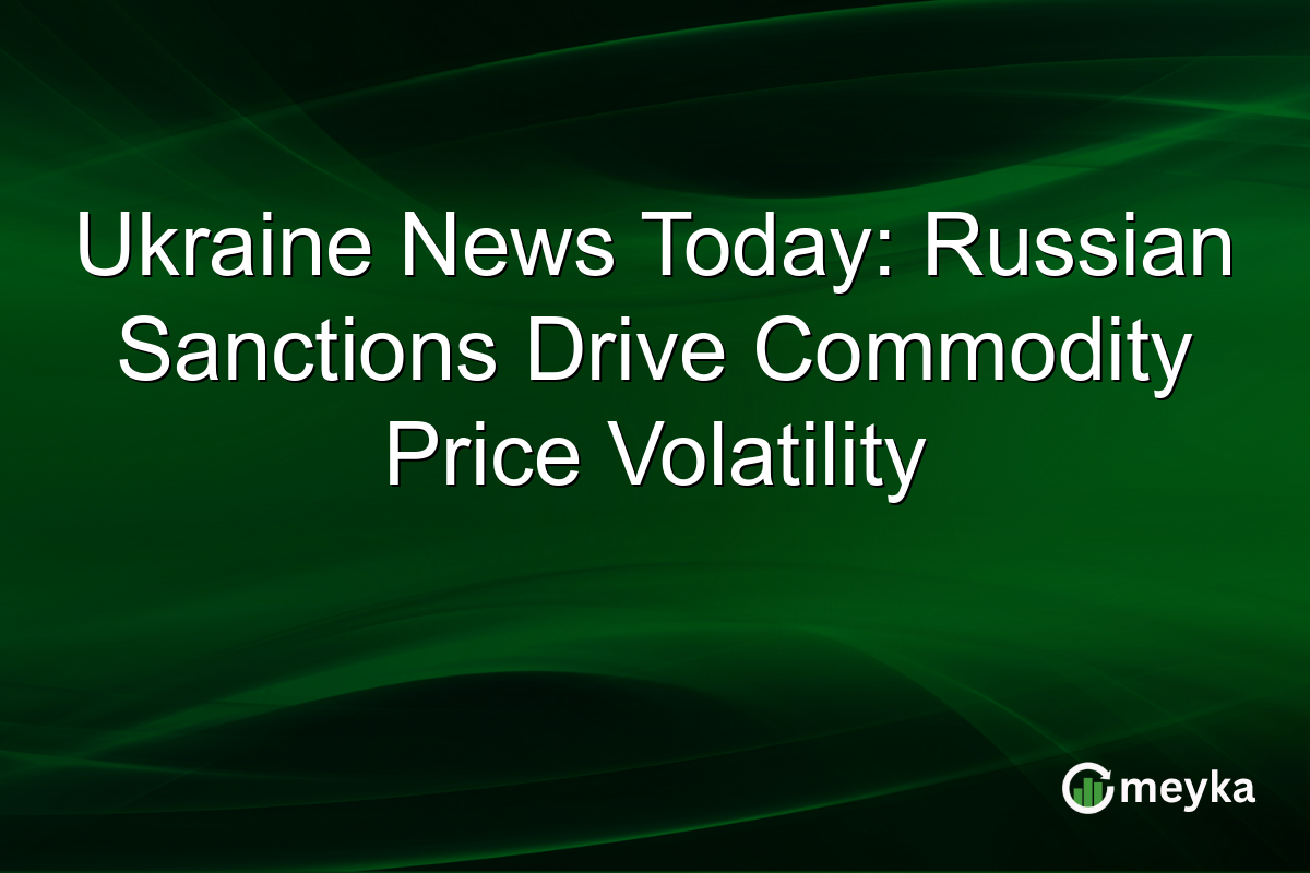 Ukraine News Today: Russian Sanctions Drive Commodity Price Volatility