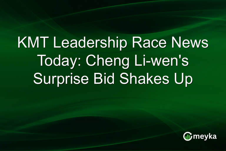 KMT Leadership Race News Today: Cheng Li-wen's Surprise Bid Shakes Up