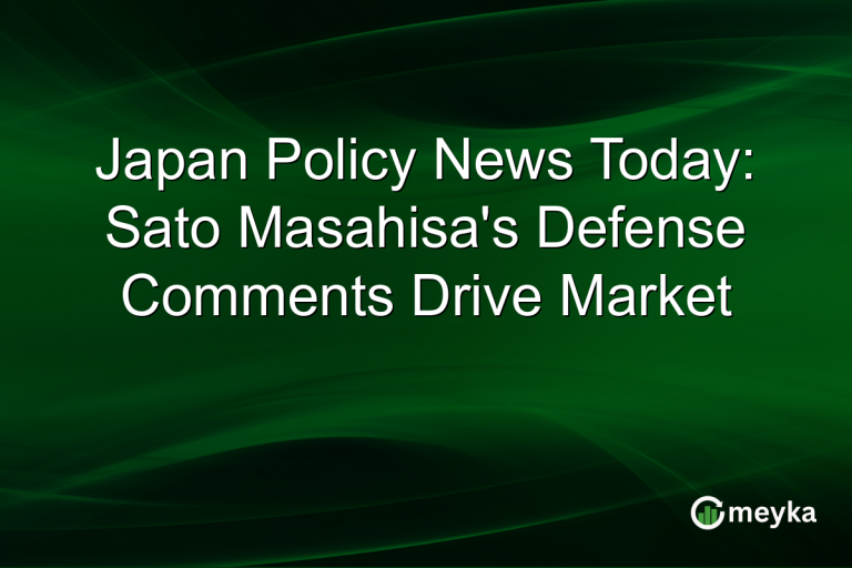 Japan Policy News Today: Sato Masahisa's Defense Comments Drive Market