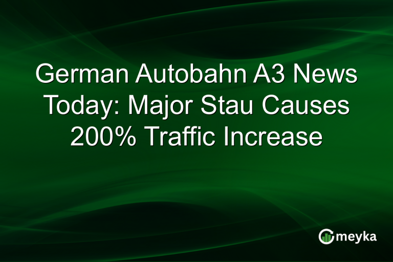 German Autobahn A3 News Today: Major Stau Causes 200% Traffic Increase