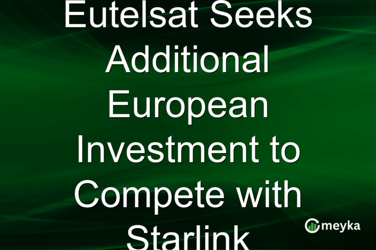 Eutelsat Seeks Additional European Investment to Compete with Starlink