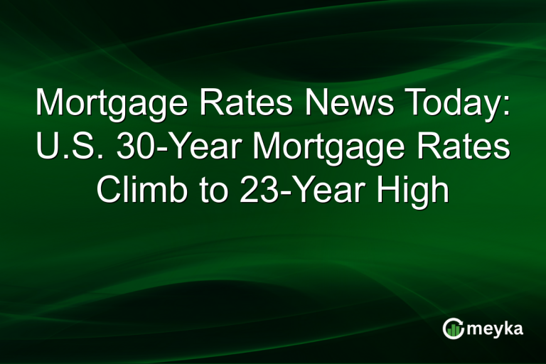 Mortgage Rates News Today: U.S. 30-Year Mortgage Rates Climb to 23-Year High
