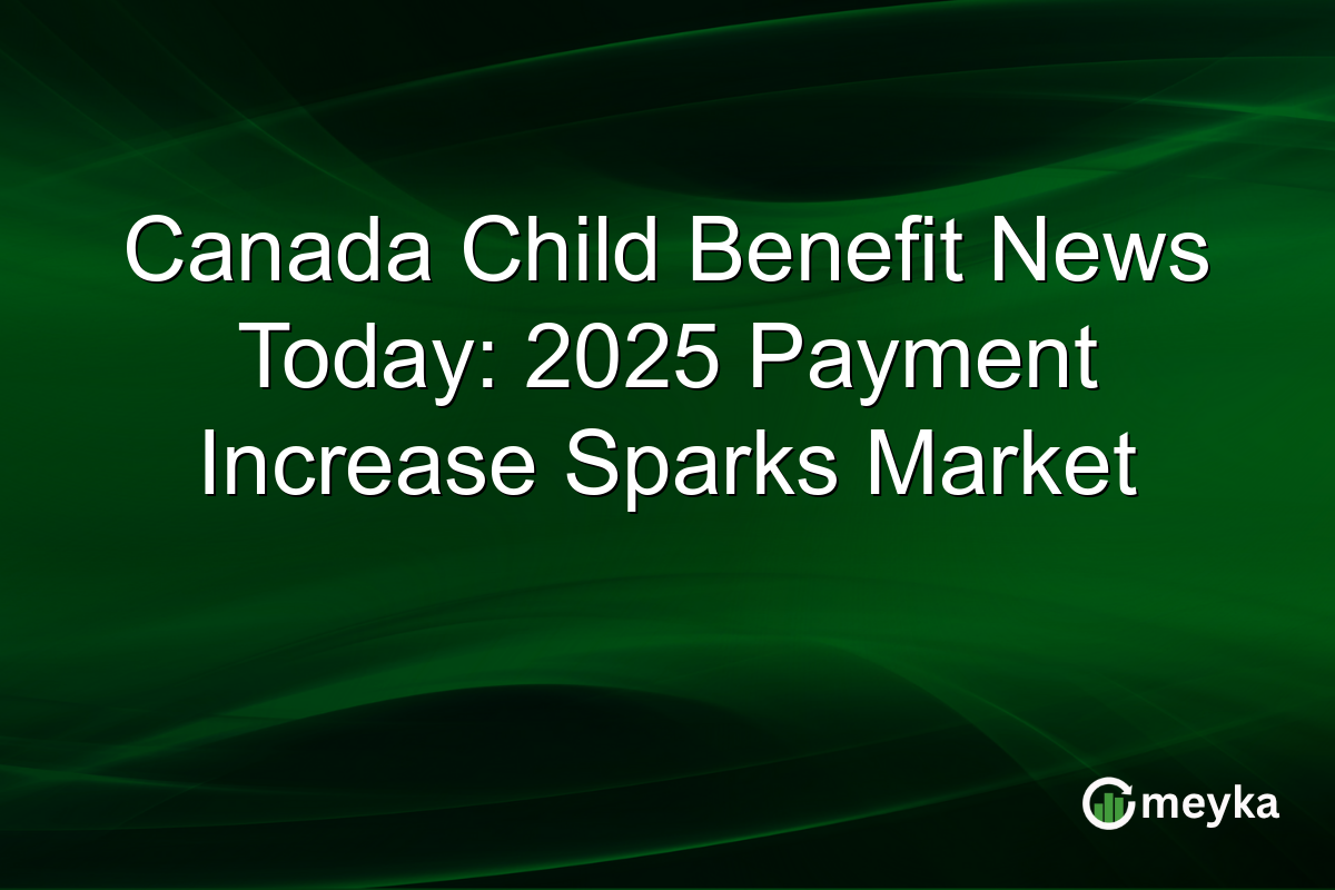 Canada Child Benefit News Today: 2025 Payment Increase Sparks Market