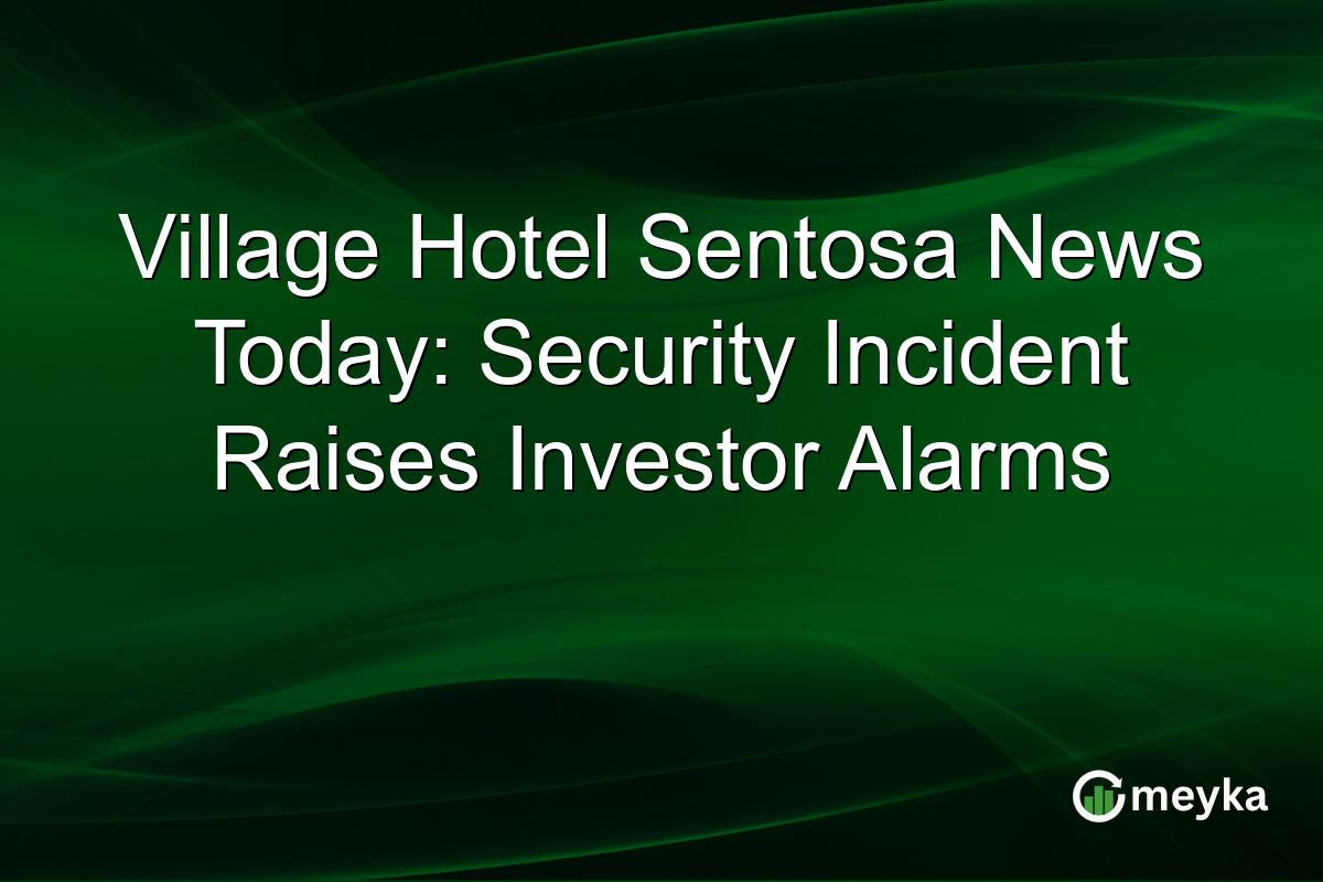 Village Hotel Sentosa News Today: Security Incident Raises Investor Alarms