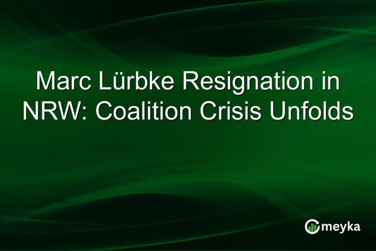 Marc Lürbke Resignation in NRW: Coalition Crisis Unfolds